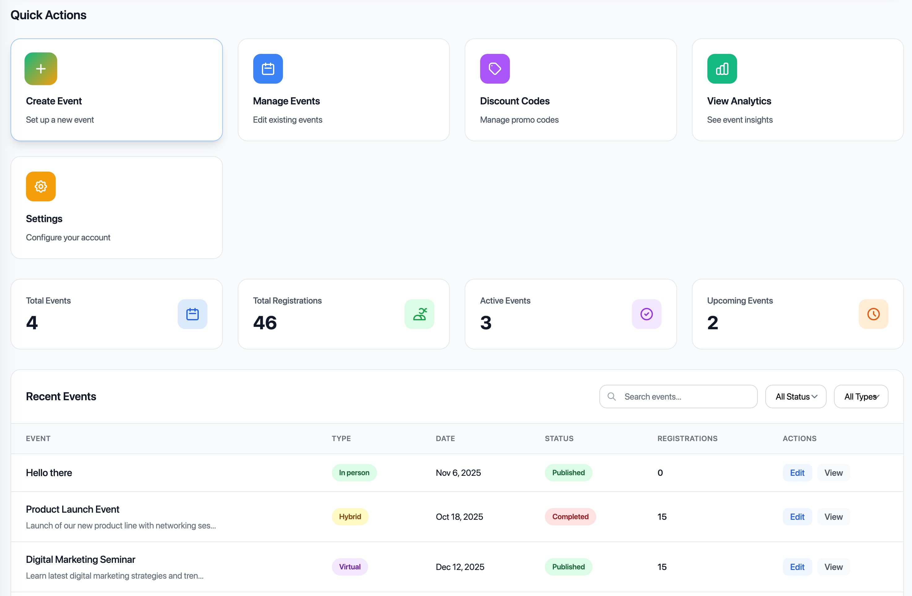 Karibisha Events - A comprehensive event management platform powering conferences, weddings, and corporate events across East Africa with online registration, ticketing, and attendee management.